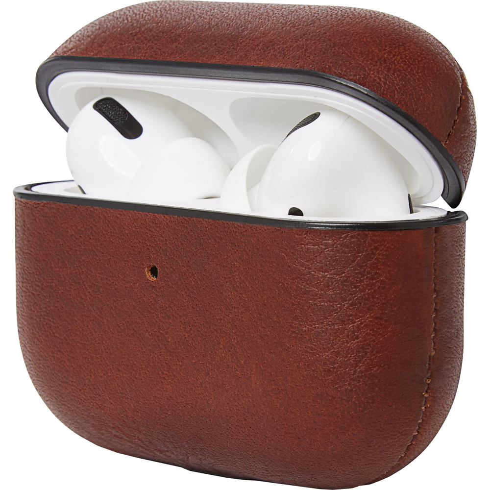 Чехол Decoded Leather Aircfse Pro для AirPods Pro, кожа, коричневый